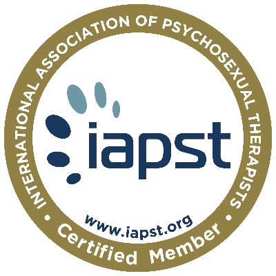 IAPST Certified Member logo – specialist psychosexual therapy accreditation