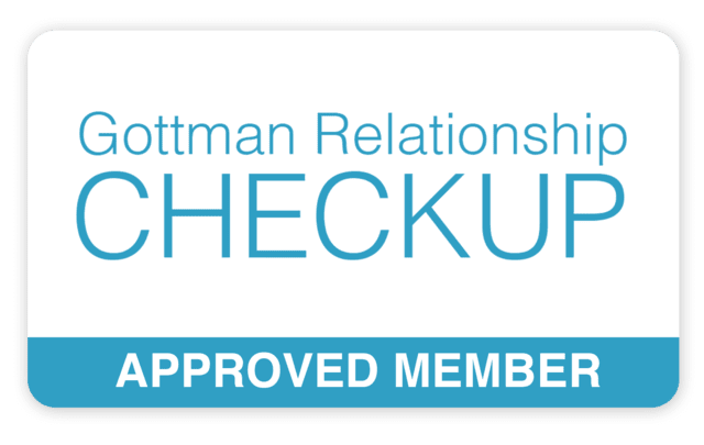 Gottman Relationship Checkup Approved Member badge – couples therapy tool provider in London.
